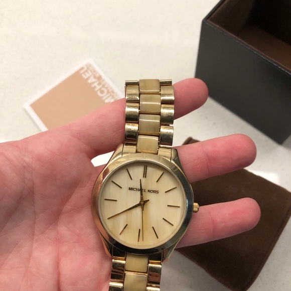 Gold Michael Kors watch